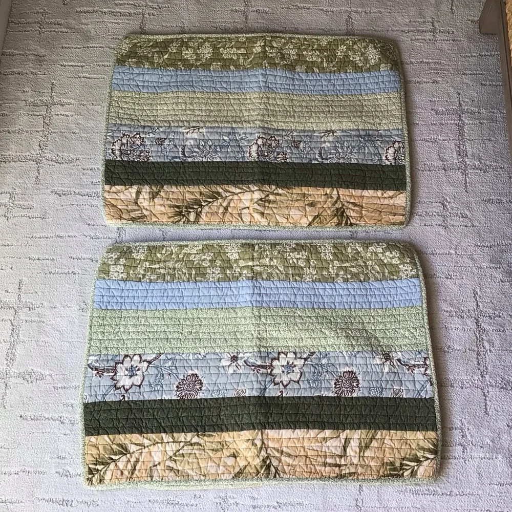 New set of Queen Quilt and two standard pillow shams cases